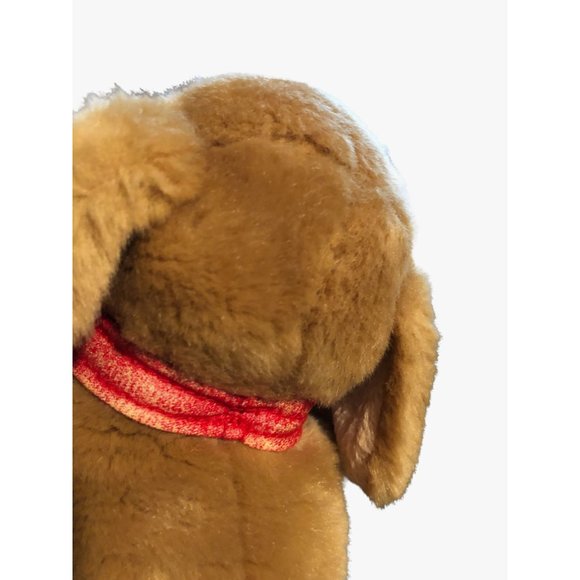 Gund "Boomer" Puppy Dog Plush Yellow Lab, Tan, Red Collar 8" 2002 Vintage - Picture 5 of 8